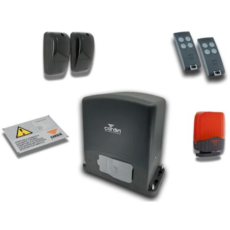cardin kit complet pour portails coulissants 24v kt-slx624cb (1/3)