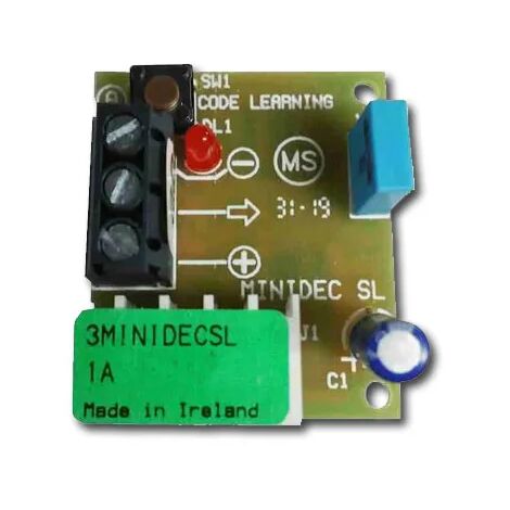 Faac – Récepteur radio pour motorisation 24Vdc – Fréquence 433MHz – Fonction d'apprentissage – 785505 (1/4)