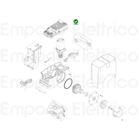 beninca pièce détachée armoire commande série bull624/1224 turbo cp.b24 turbo 968602602 (1/3)