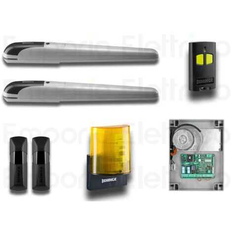beninca kit d'automatisation pour portails battants 24vdc kbob5024e (1/3)