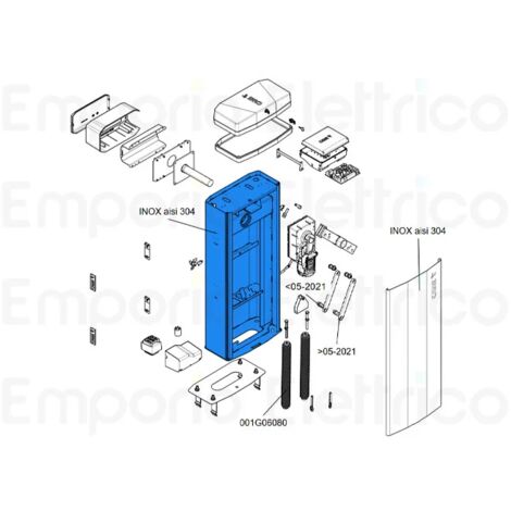 came pièce détachée boîtier gt8 aisi 304 88003-0182 (1/3)