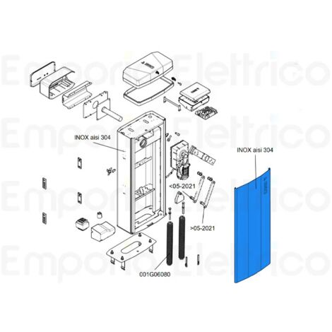 came pièce détachée porte boîte gt8 aisi 304 88003-0181 (1/3)
