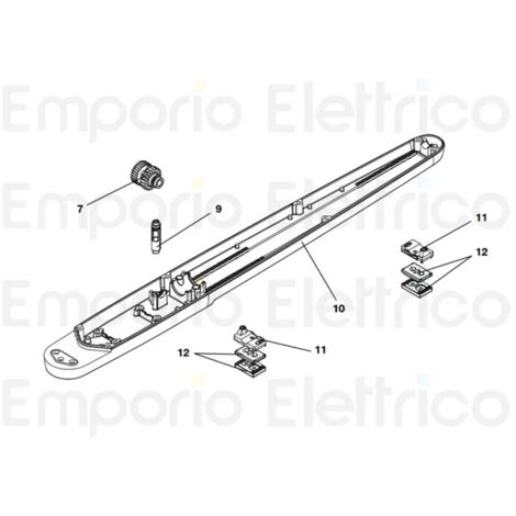 beninca pièce détachée butées mécaniques pour bob50 pour bob5024 9686641 (1/3)