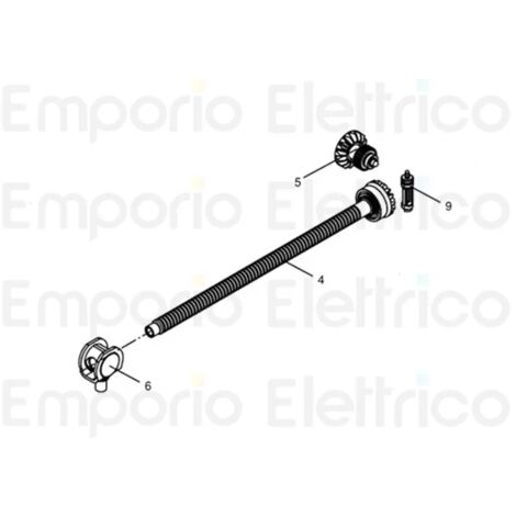 beninca pièce détachée engrenage déverrouillage assemblé pour bob.dk pour bob2124.dk 968602941 (1/3)