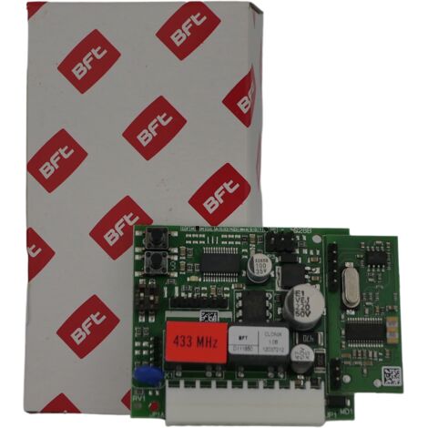 bft récepteur 2 canaux enfichable 433 mhz clonix 2 2600152 d111662