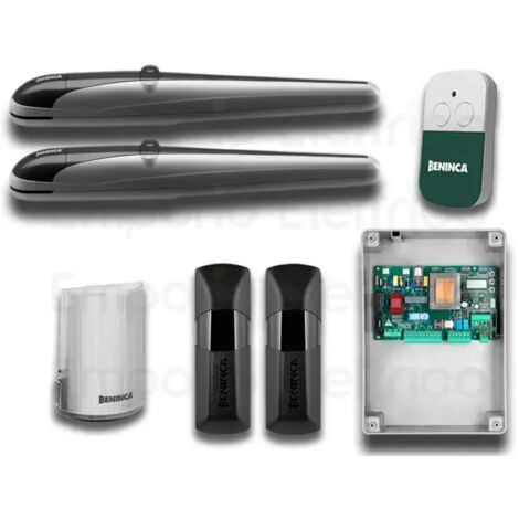 beninca kit d'automatisation pour portails battants 230v kbob21m ss 959000980 (1/3)