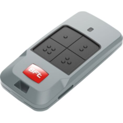 Télécommande radio 4 canaux 50/100m pour portails automatiques – Contrôle précis – Compatible avec BFT Mitto Cool C4 – Couleur grise (1/2)