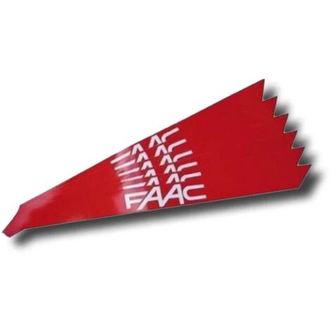 faac kit 6 autocollants réflecteurs pour barrières 490117 (1/3)