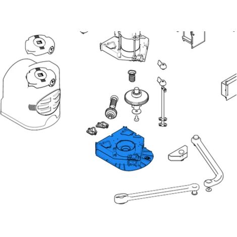 Pièce détachée motoréducteur FAST 119RID227 – Compatible modèles F7024N, F7024, F7001E, F7001, F7000 – Automatisation CAME (1/5)