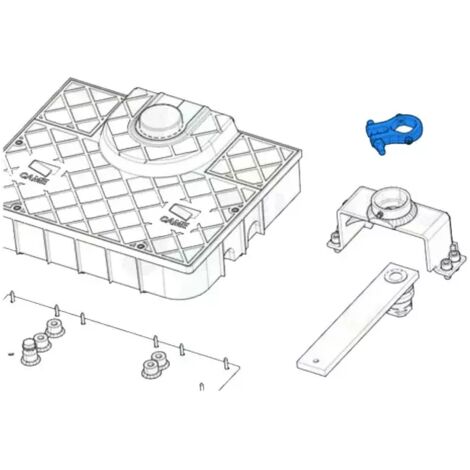 came pièce détachée du bras conduit frog-jc 119ria060
