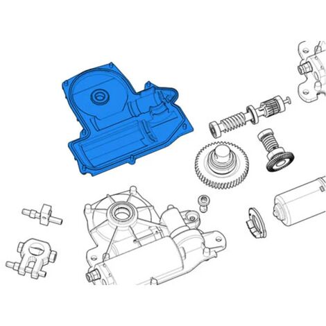 came pièce détachée caisse inférieure frog-j 119ria074 (1/3)