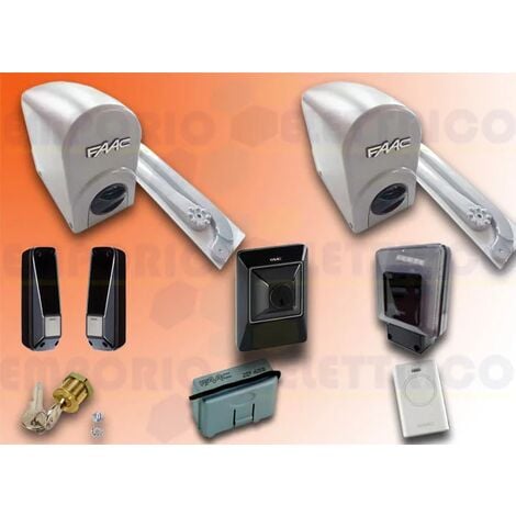 faac kit motorisation energy 24v dc energy kit safe 104575fr