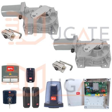 Kit complet pour portails battants 230v BFT ELI VELOCE AC A35 KIT R930149 00001 (1/2)