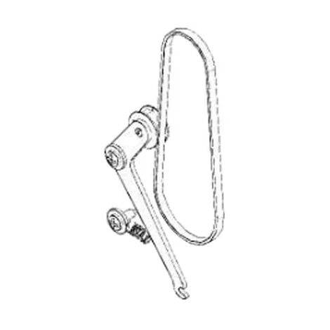 came pièce détachée tendeur de courroie et courroie c-bx 119ricx024 (1/3)