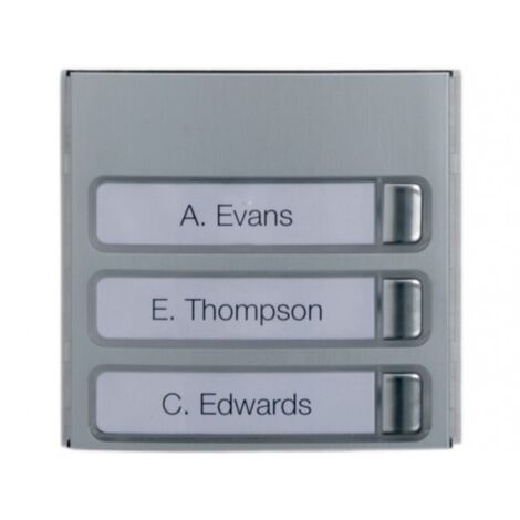came bpt plaque frontale pour module d'appel 3 boutons mtmf3p 60020120 (1/2)