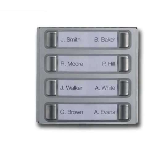 came bpt plaque frontale pour module d'appel 8 boutons mtmf8p 60020140 (1/3)