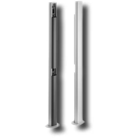 beninca paire de colonnettes en aluminium 1 m col12n 9230003 (1/3)