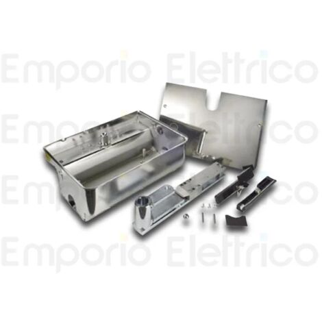Faac – Caisson autoportant en acier inox avec déverrouillage à levier – Compatible moteur 770 – 490110 (1/3)