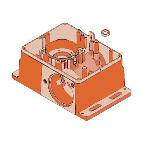 741 -carter de protection pour moteur de portail coulissant 741 - FAAC 63000508 (1/3)