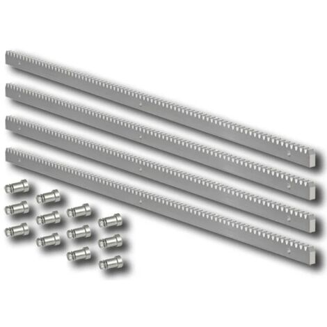 faac crémaillère galvanisée 30x8 mod. 4 + fixations - 4 mètres - 490125 (1/3)