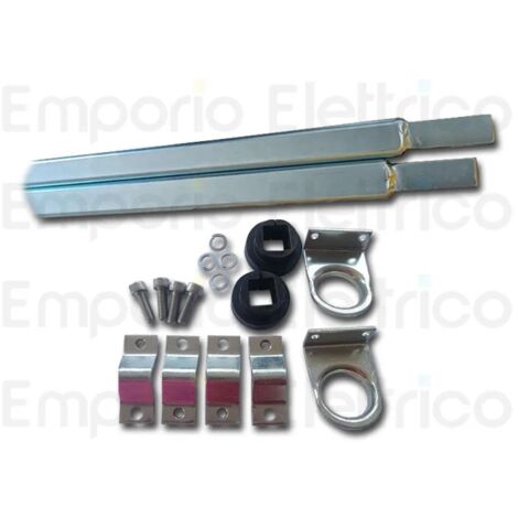 580Paire De Tubes De Transmission Avec Supports Lateraux, Installation 1 Op FAAC (1/3)
