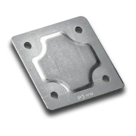fadini plaque galvanisée à souder 150x150 pour étrier arrière 8311l (1/3)