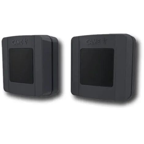 Came – Paire de photocellules d'extérieur 20m – Alimentation 12-24V AC/DC – Infrarouges avec protection intempéries – Pour portails et accès extérieurs - CODE 806 TF