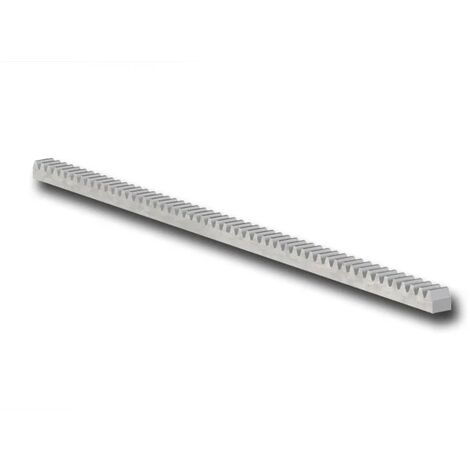 Came – Crémaillère pour portail en acier galvanisé 30x30 mm – Longueur 1 mètre – Module 6 pour applications de motorisation - 009cgz6