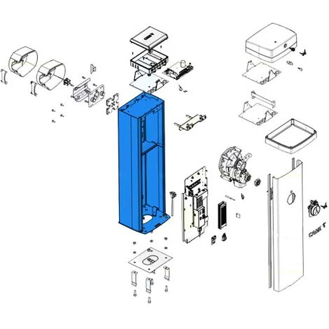 came pièce détachée caisson barrière gpx 88003-0092 (1/3)