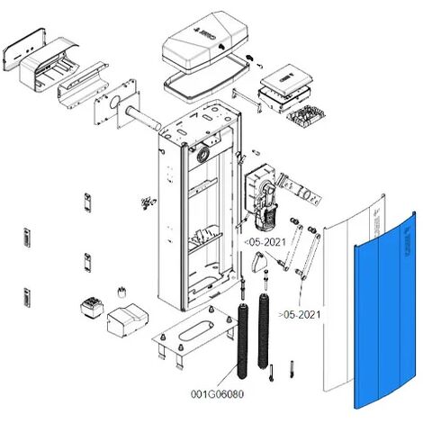 came pièce détachée porte caisson gt8 88003-0098 (1/3)