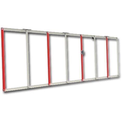 Faac – Kit herse basse anti-franchissement 3M – Aluminium pour lisses rondes et rectangulaires – Applications de sécurité