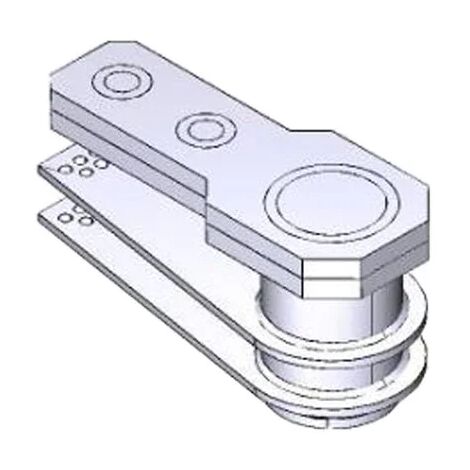 came pièce détachée étrier gauche fixation portail superfrog 119ria039 (1/3)