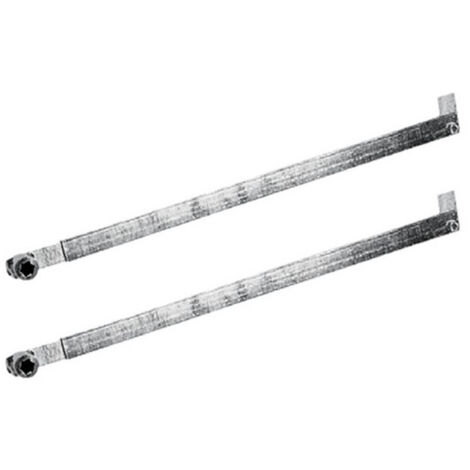 PAIRE DE BRAS DROITS GALVANISÉS AVEC DOUILLE SOUDÉE BENINCA' AU2.D45L 9099055