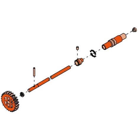faac pièce détachée groupe de déverrouillage 760 sr 63000699 (1/3)
