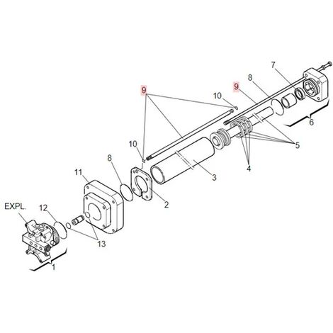 faac pièce détachée tube alimentation et tendeurs 422 ped 63003293 (1/3)