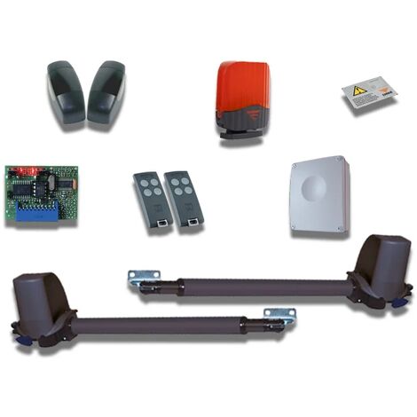 cardin kit pour portails battants avec vantail jusqu'à 2m (150kg) 24v kt-bltag (1/3)