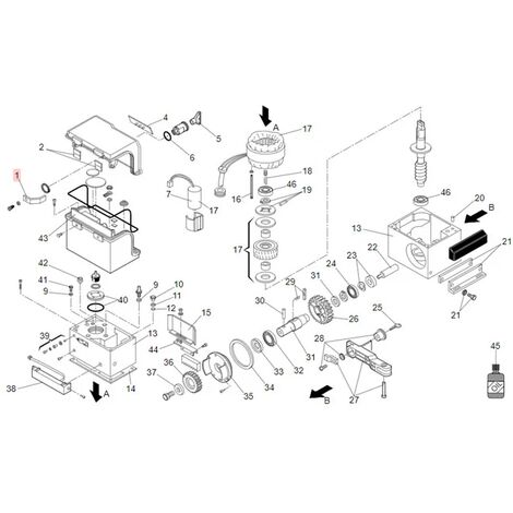 faac pièce détachée levier pour serrure standard moteur 844 7291065 (1/3)