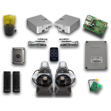 genius kit automatisme roller + caisses inox 433 MHz 230v emp5170208inox (1/3)