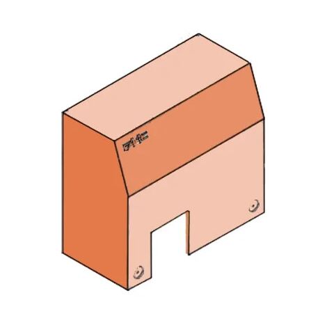 faac pièce détachée groupe couvercle c851 63003208 (1/3)