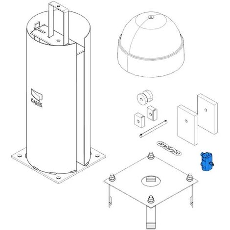 came pièce détachée verrou fixation pour chaîne cat-i 119rix017 (1/3)