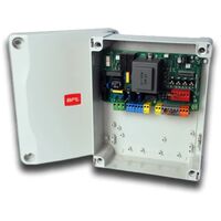 BFT – Armoire de commande 230V – Dip switch et potentiomètres – Pour 1 ou 2 opérateurs – Gestion ralentissement intégrée – Pour portails battants et portes industrielles pliantes