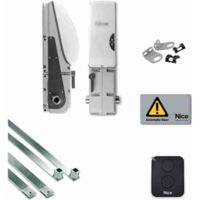 Nice – Kit de motorisation pour portes basculantes jusqu'à 9 m² – 24V – Moteur irréversible avec armoire de commande – TNLKCE