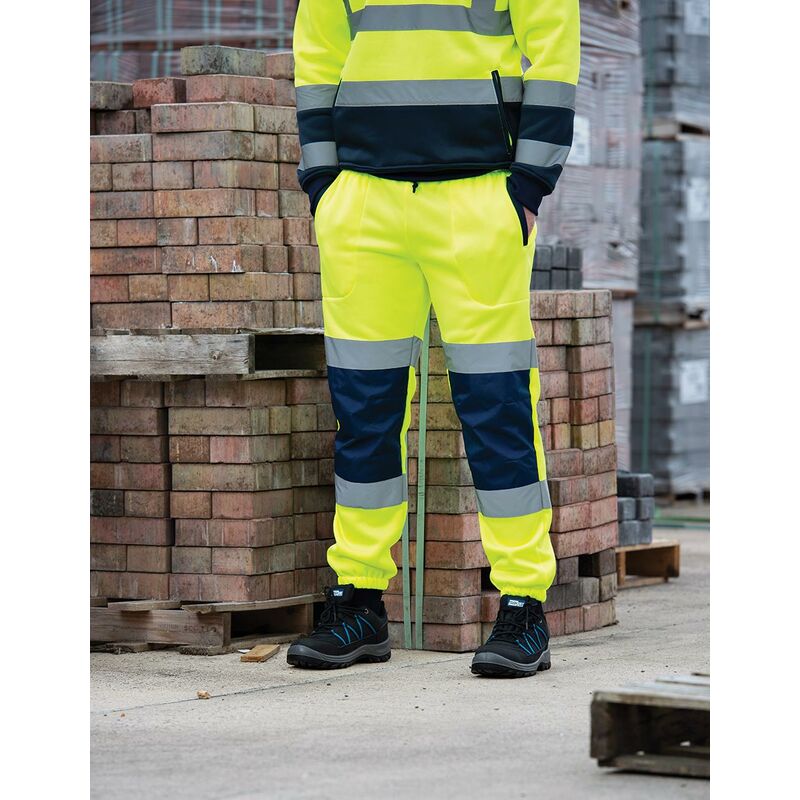 Ma Online Hi Vis reflectante Parka chamarra Hombre Alta Visibilidad  Seguridad en el trabajo chamarra impermeable pequeño/4 xl