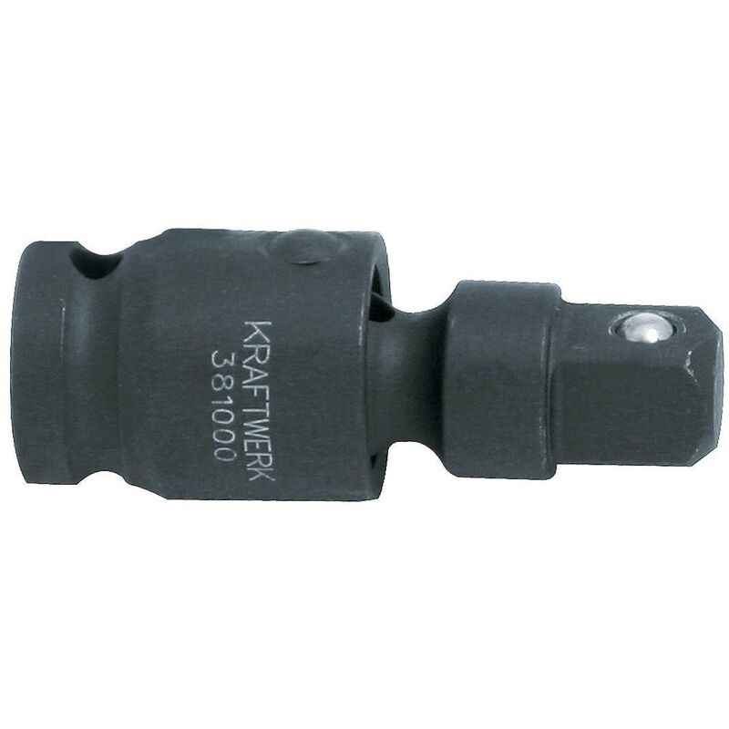 Giunto Universale Per Impatto 1/2 Pollice – Snodo Maschio/Femmina Per Avvitatore, Colore Nero