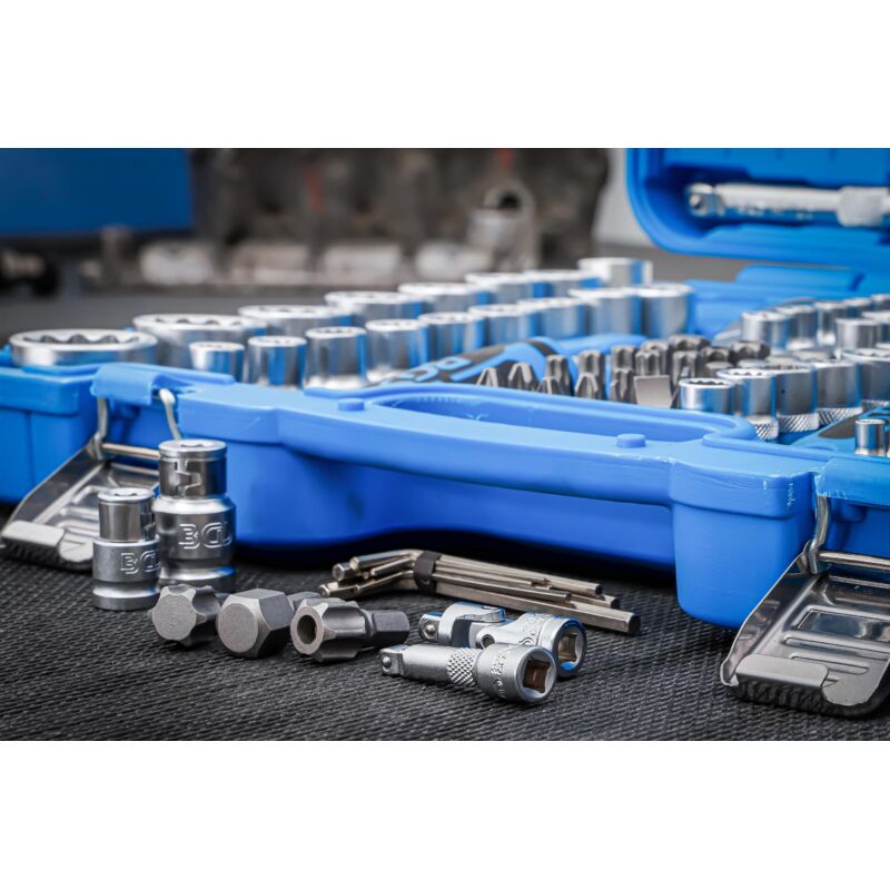 Set Chiavi A Bussola BGS 12 Pezzi - Ingranaggio 6.3 Mm, Misure In Pollici, Cromato - Foto 3