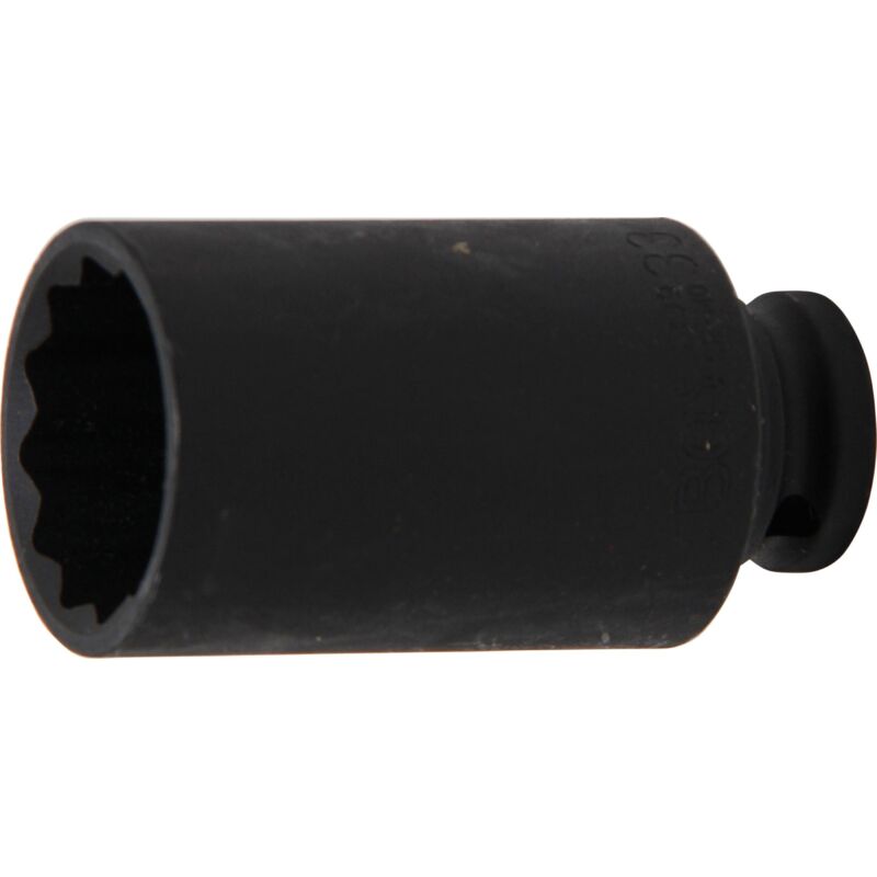Llaves de vaso impacto 12 caras, largo entrada 12,5 mm (1/2") 33 mm