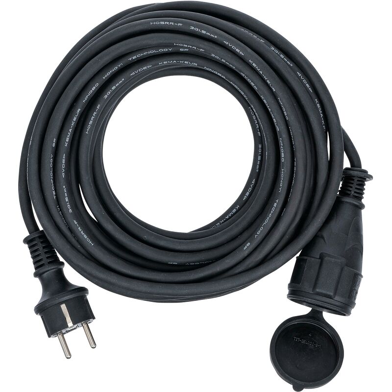 BGS technic Cable alargador 10 m 3 x 1,5 mm² IP 44