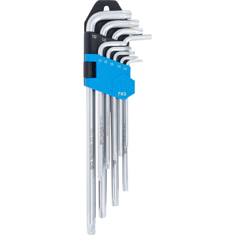 JUEGO LLAVES TORX 9CS T10-T50 HHK13091, JUEGO LLAVES TORX 9CS T10-T50  HHK13091