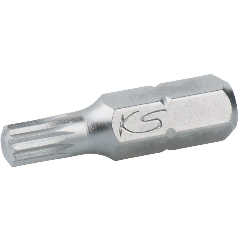 KS TOOLS 1/4" Bit de dentado múltiple M8, 25mm, S2