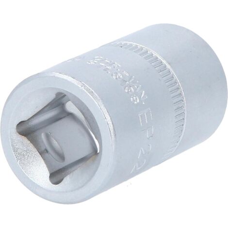 Llave De Vaso De Impacto Torx-E Corta E18 1/2 | KS Tools 911.0963 | Para Trabajos De Desmontaje Con Herramienta Neumática